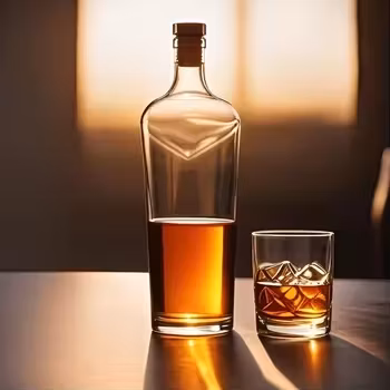 Wholesale 700ml/750ml/1L/1.75L/3L Empty Flint Bottle Packaging, Frost Glass Bottles for Gin Bottle, Vokda Bottle, Tequila Bottle Ideal