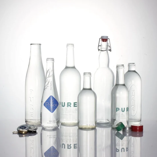 Bottiglie di vetro classiche con coperchio oscillante Bottiglia di vetro con coperchio ribaltabile con tappo per bevande Olio Aceto Acqua Succo Kombucha Vino