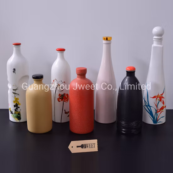 500ml 700ml 750ml Personalizzato Vuoto Trasparente Glassato Gelo Opaco Liquore Tequila Vodka Olio d'oliva Confezione esagonale Bottiglia di vetro