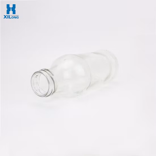 Mini fornitore di bottiglie di vetro a forma rotonda 100ml 200ml 250ml 500ml 700ml 1000ml Tappo in sughero pesante Top Lagrge Vino Whisky Brandy Tequila Gin Bottiglia con tappo in sughero